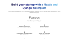 Baserepo - Next.js and Django Boilerplate